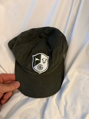 Buffalo gold and social dark green Embroidered Shield Baseball Cap - Unbranded